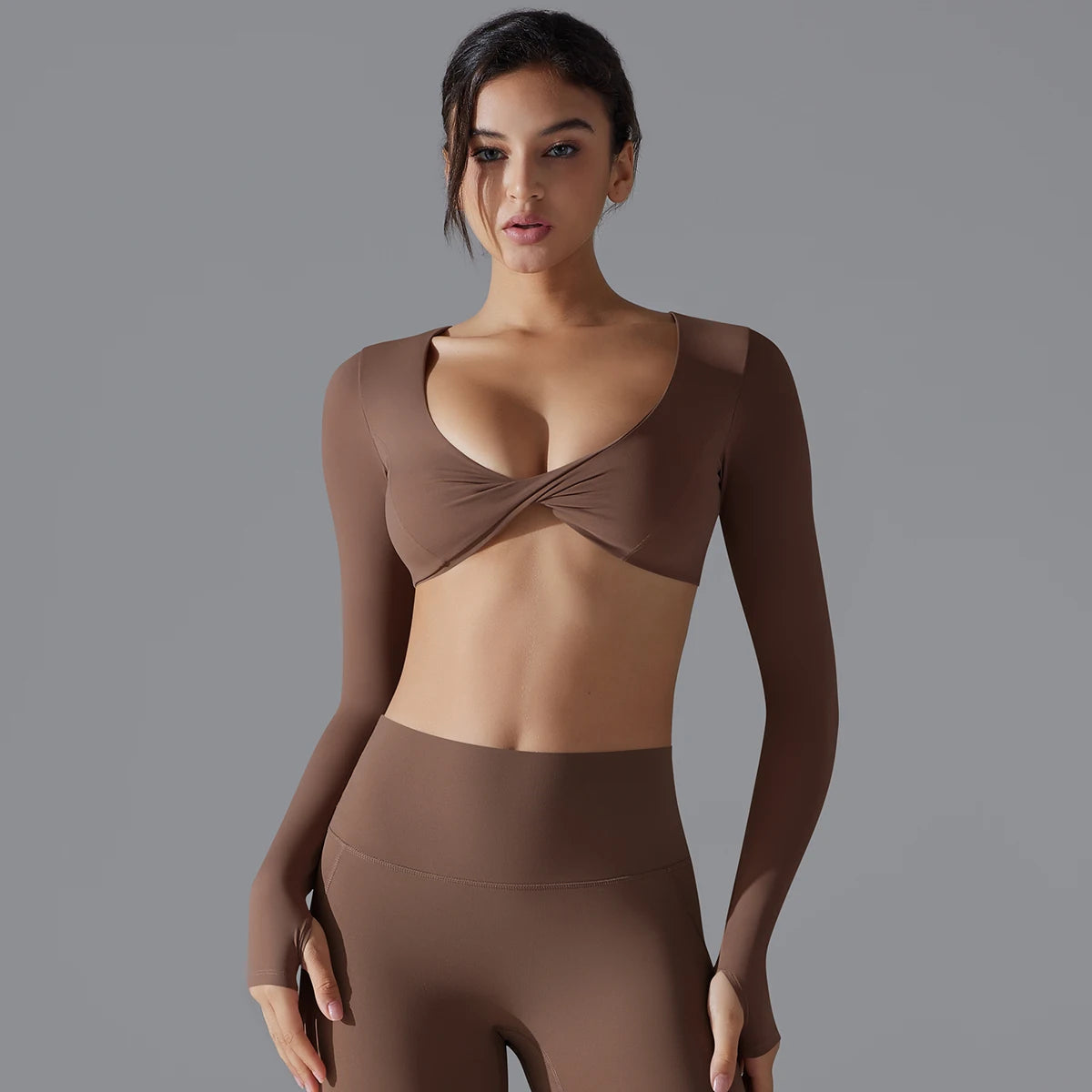 Yoga Long Sleeve Brassiere