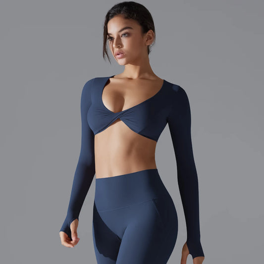 Yoga Long Sleeve Brassiere
