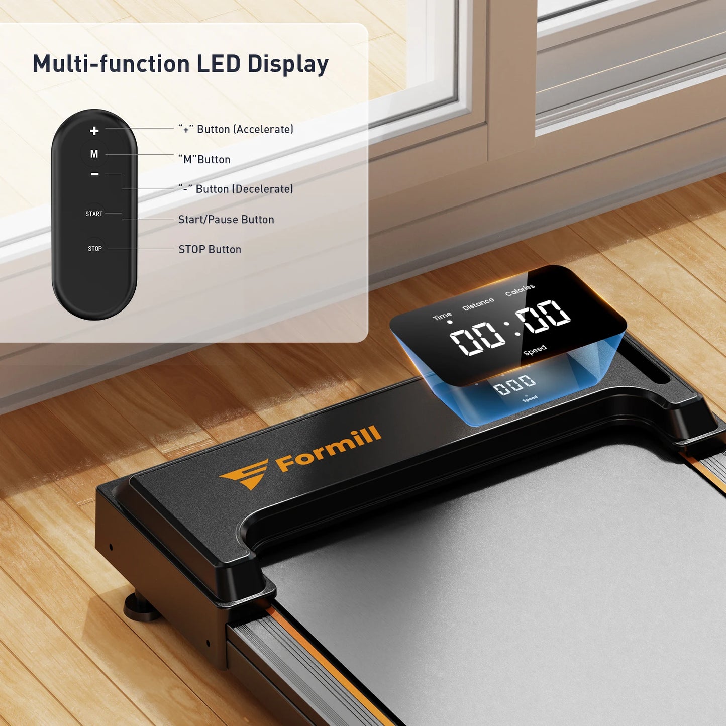 Flat Walking Treadmill