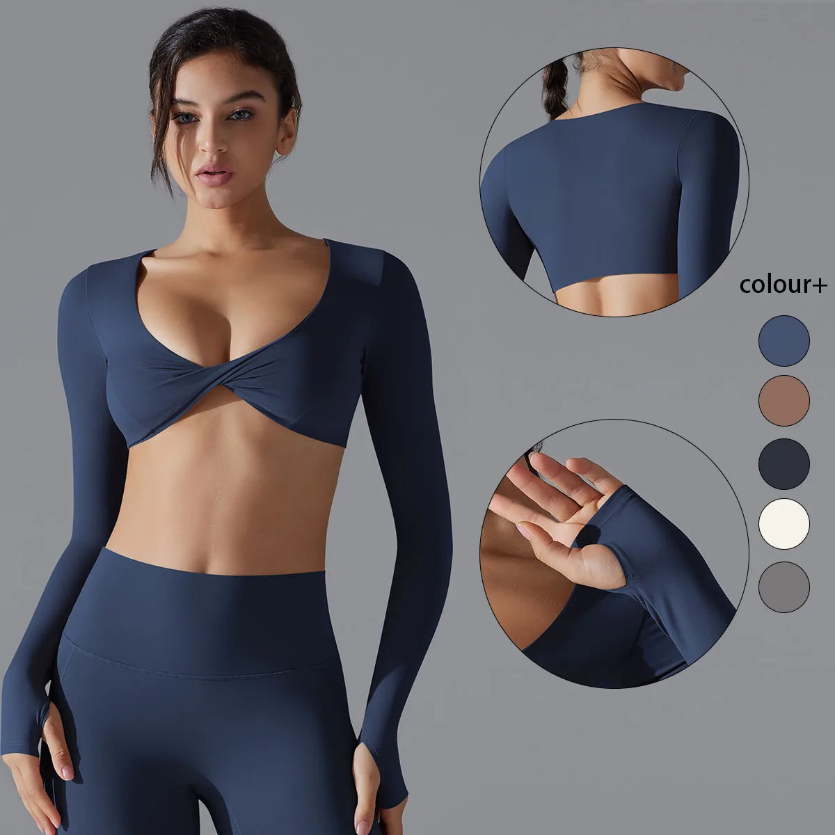 Yoga Long Sleeve Brassiere