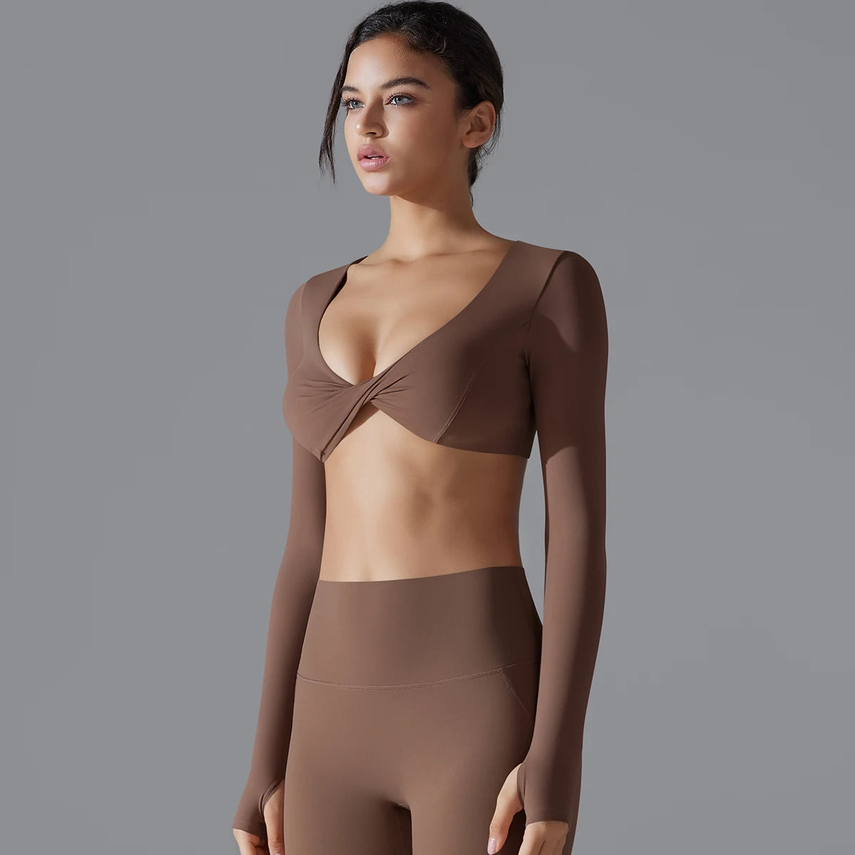 Yoga Long Sleeve Brassiere