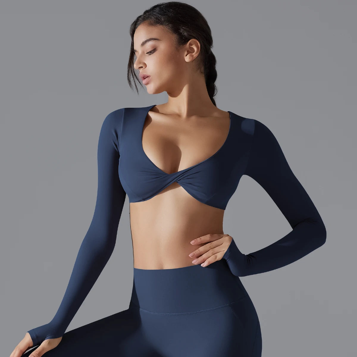 Yoga Long Sleeve Brassiere