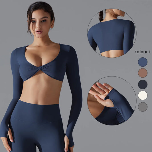 Yoga Long Sleeve Brassiere