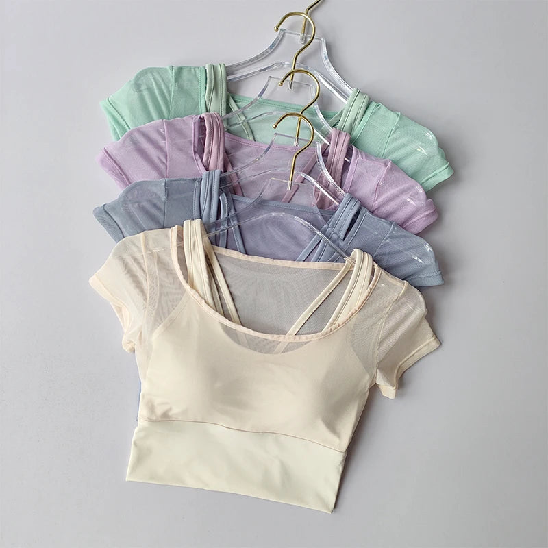 Yoga Short Sleeved top