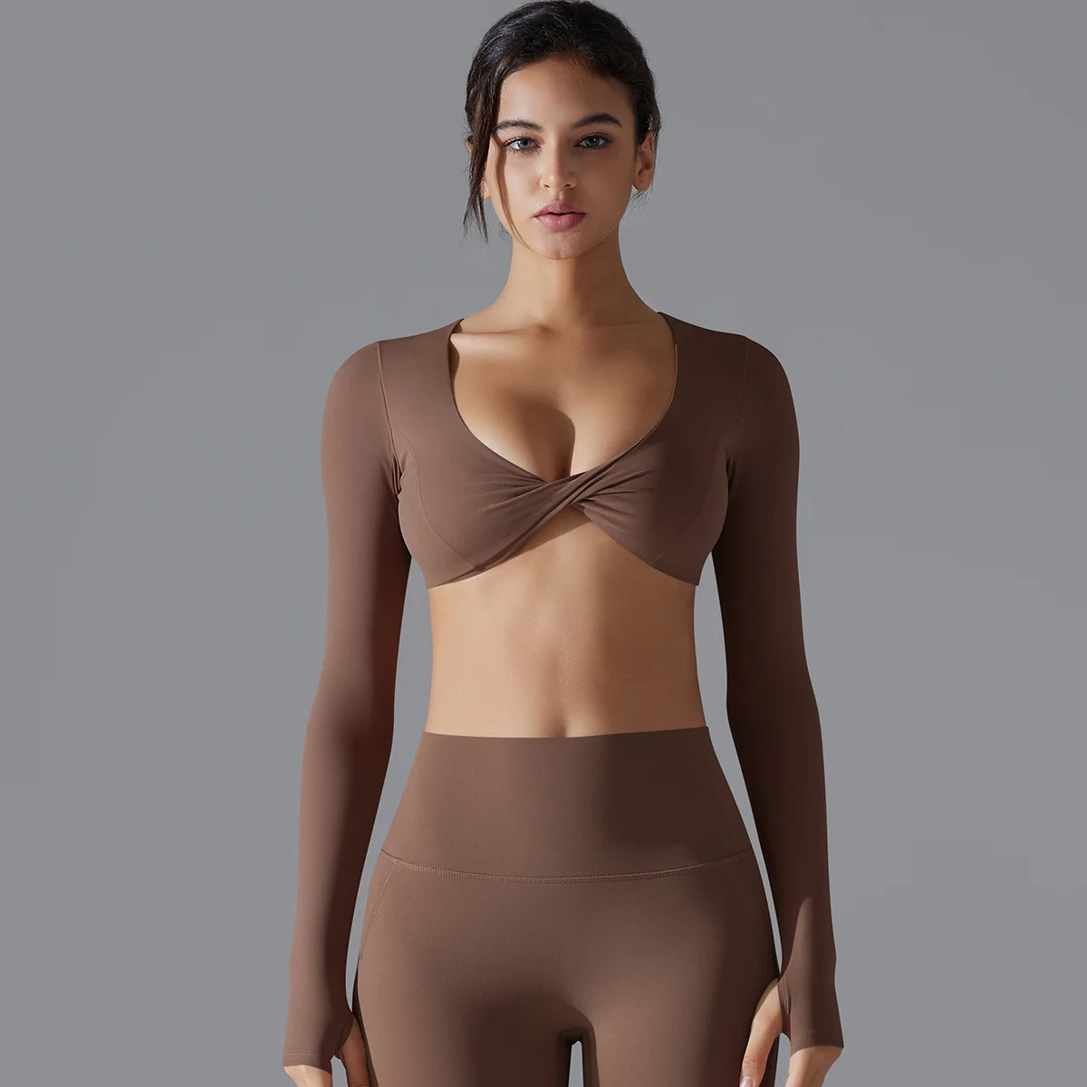 Yoga Long Sleeve Brassiere